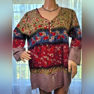 Gracila Blouse  All Cotton NWOT 3x